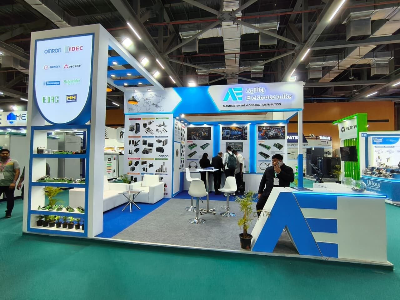 Modular exhibition stand builder for ITB India