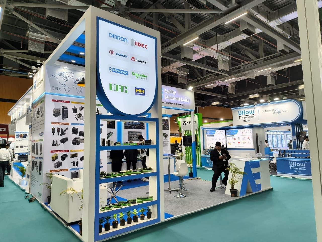 Custom exhibition stand contractor for all about automation Zurich