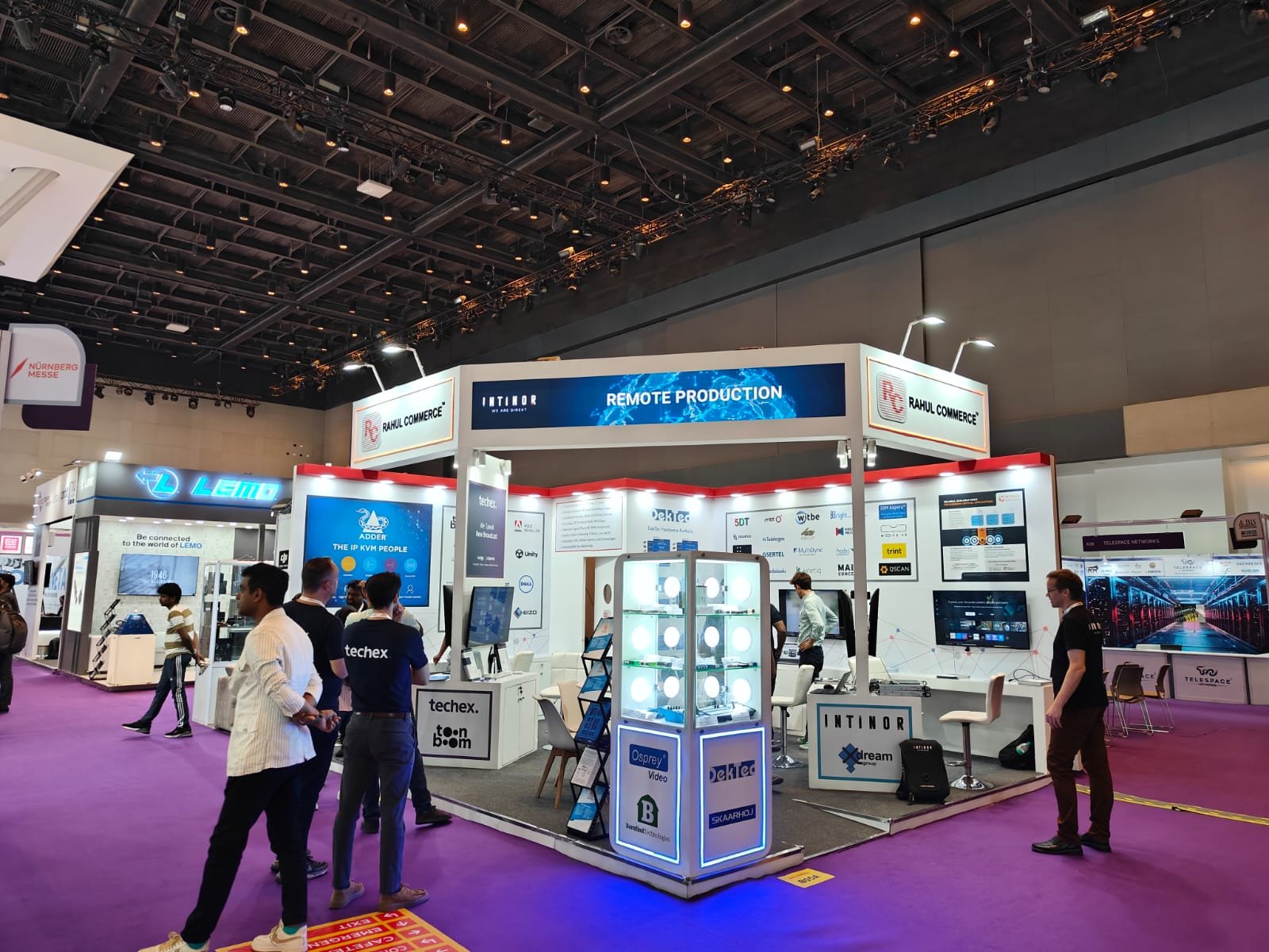 Trade show booth builder for InfoComm India 2026