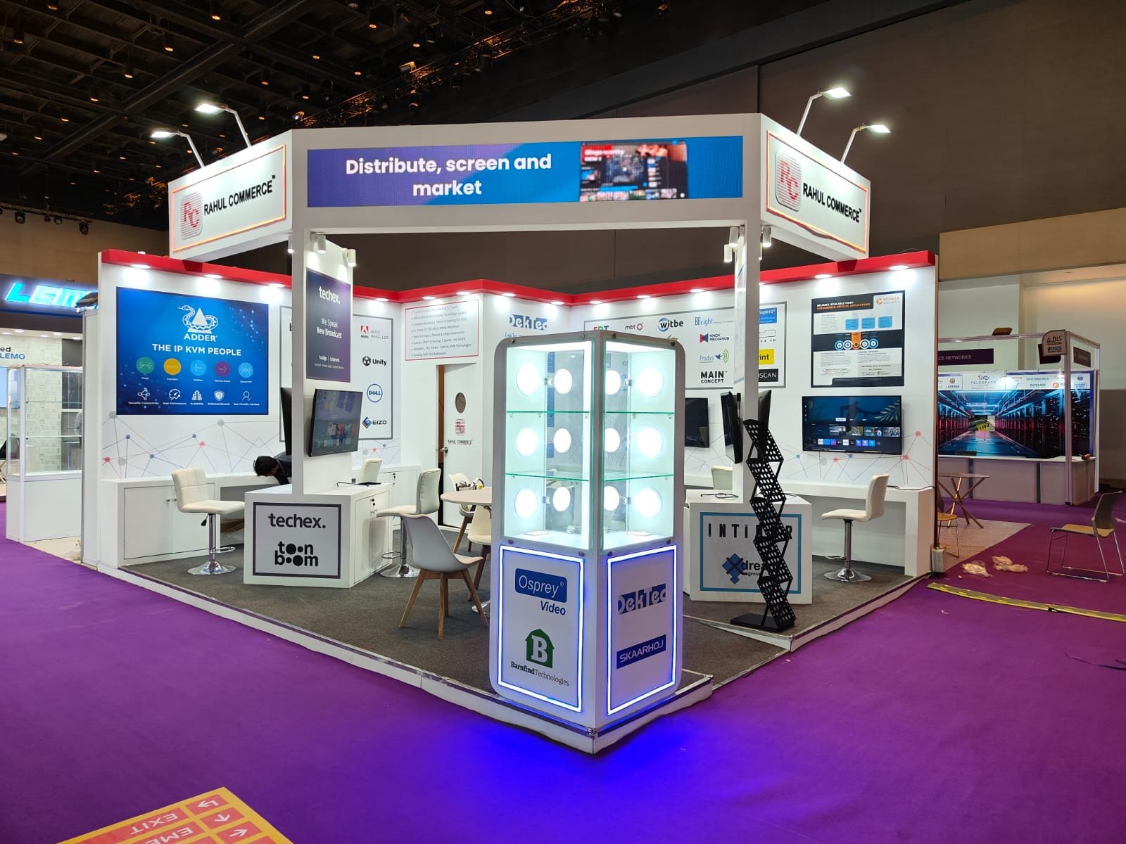 Creative stand builder for InfoComm India 2026