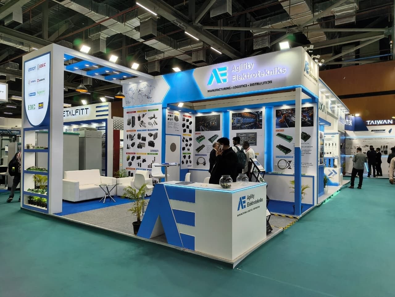 Custom trade show booth at ITB India 2026