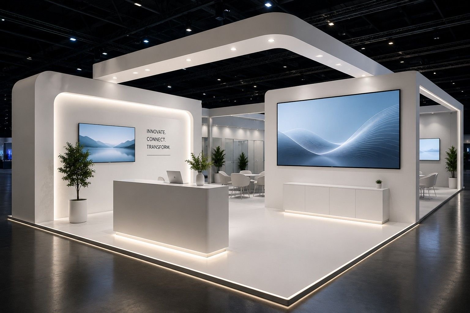 Minimalist Booth Design