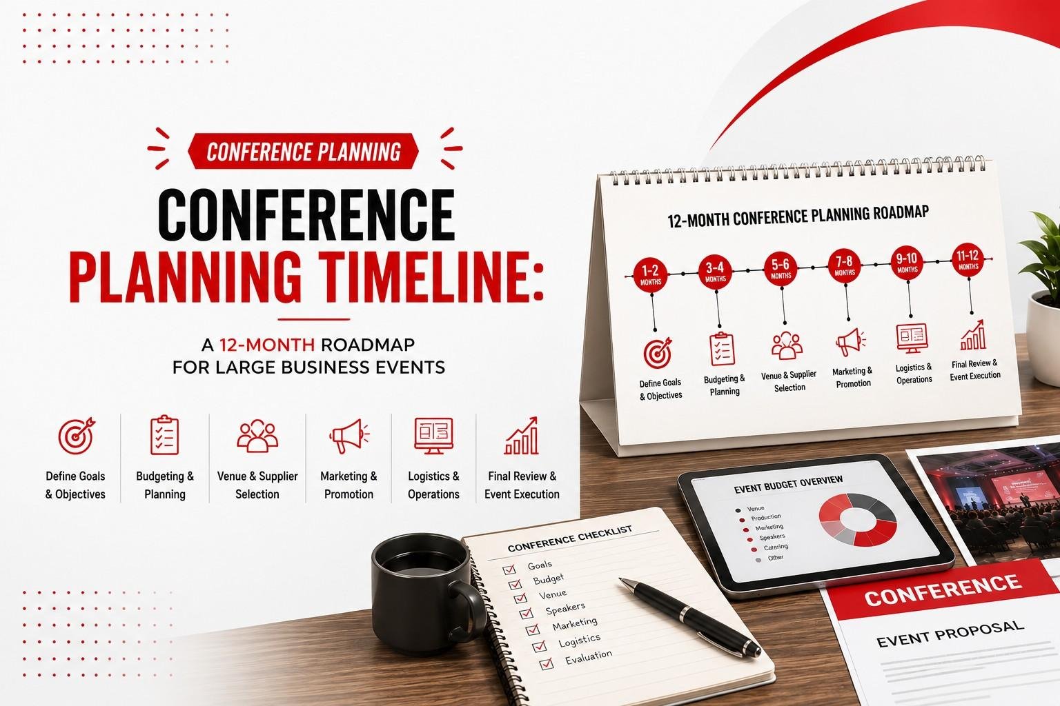 Conference Planning Timeline: A 12-Month Roadmap for Large Business Events