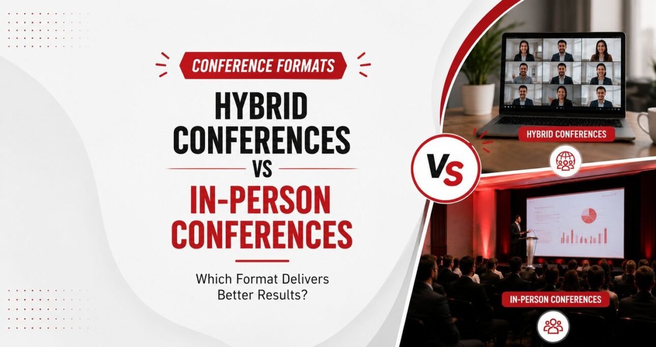 Hybrid Conferences vs In-Person Conferences: Which Format Delivers Better Results?