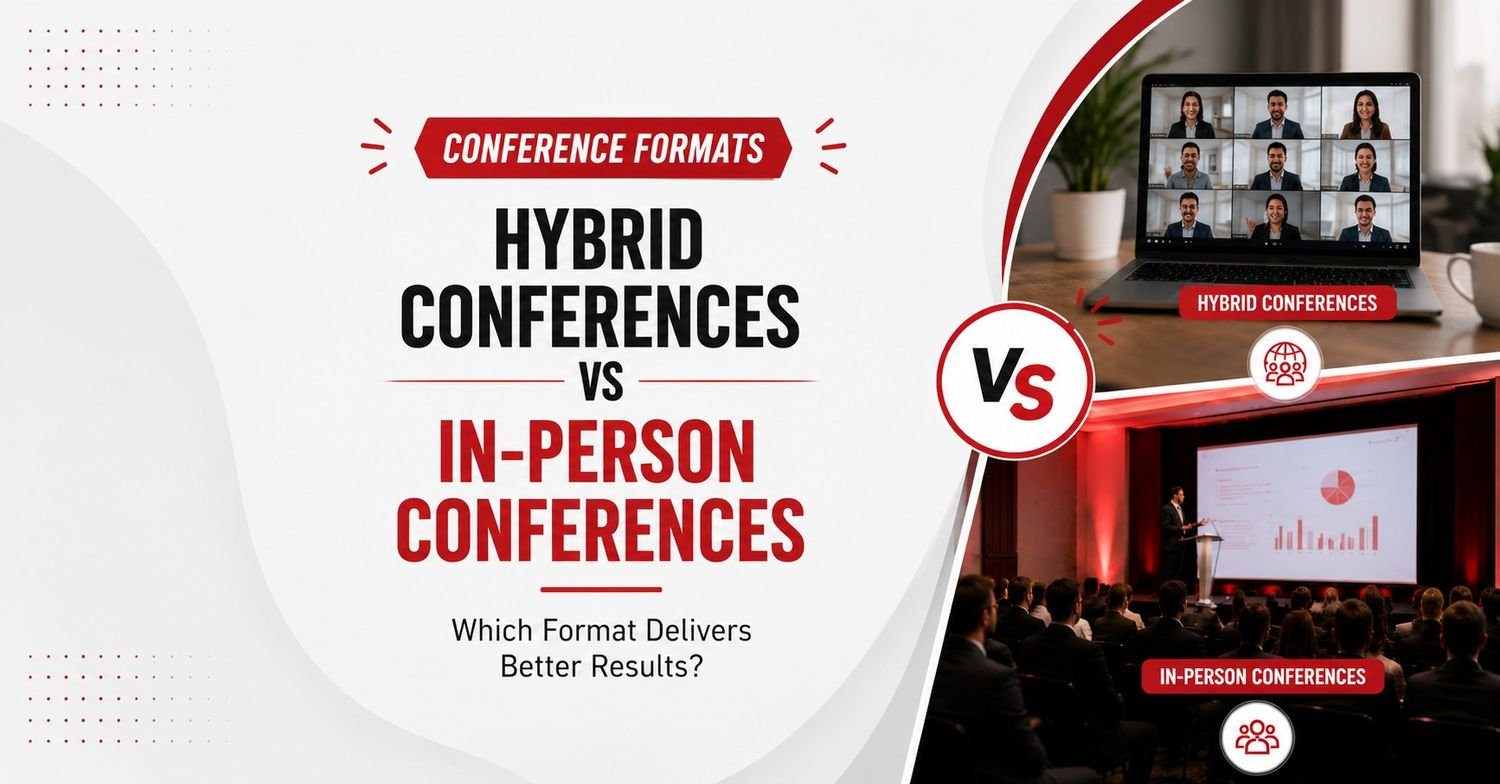 Hybrid Conferences vs In-Person Conferences: Which Format Delivers Better Results?