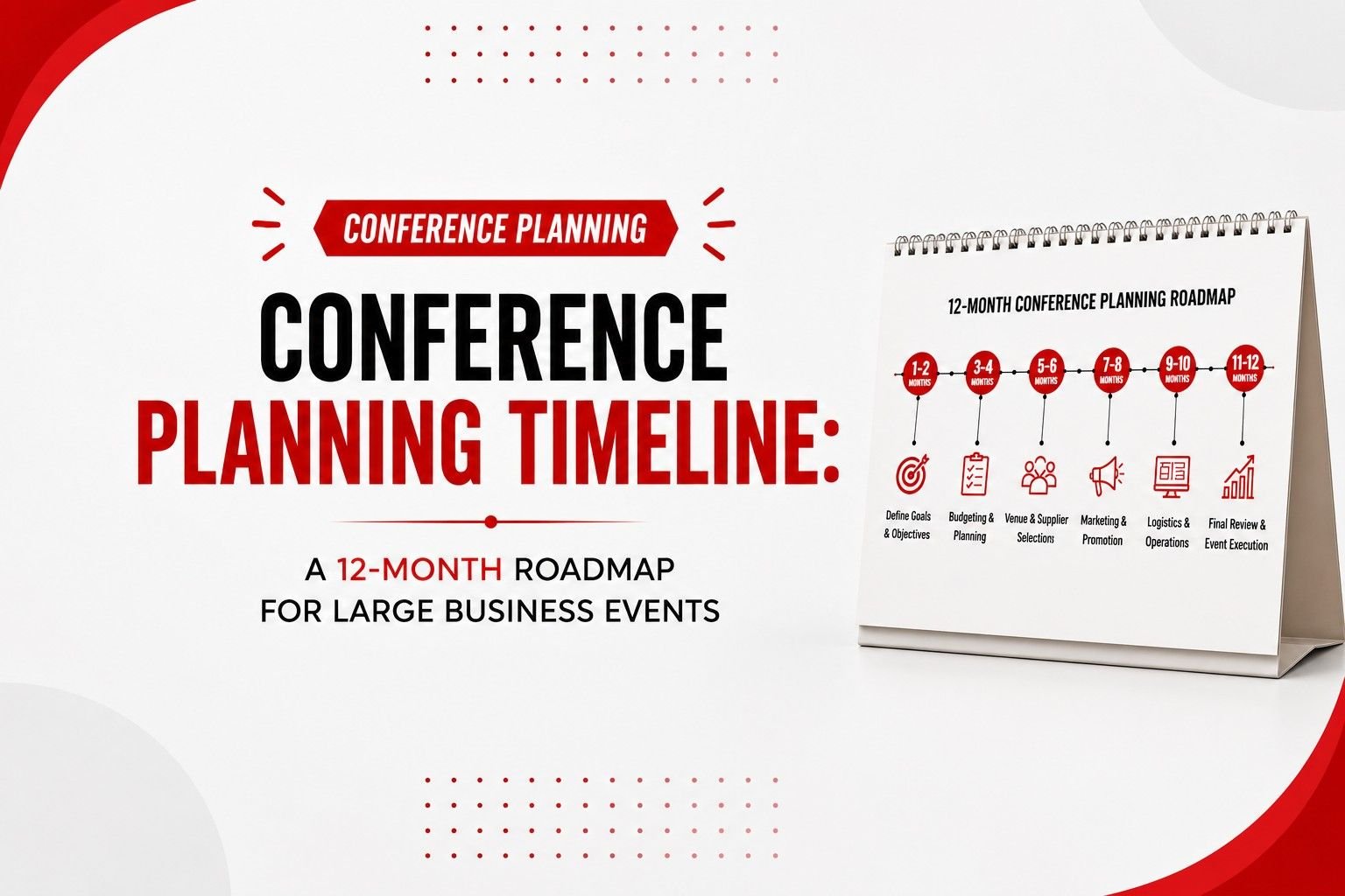 Conference Planning Timeline: A 12-Month Roadmap for Large Business Events