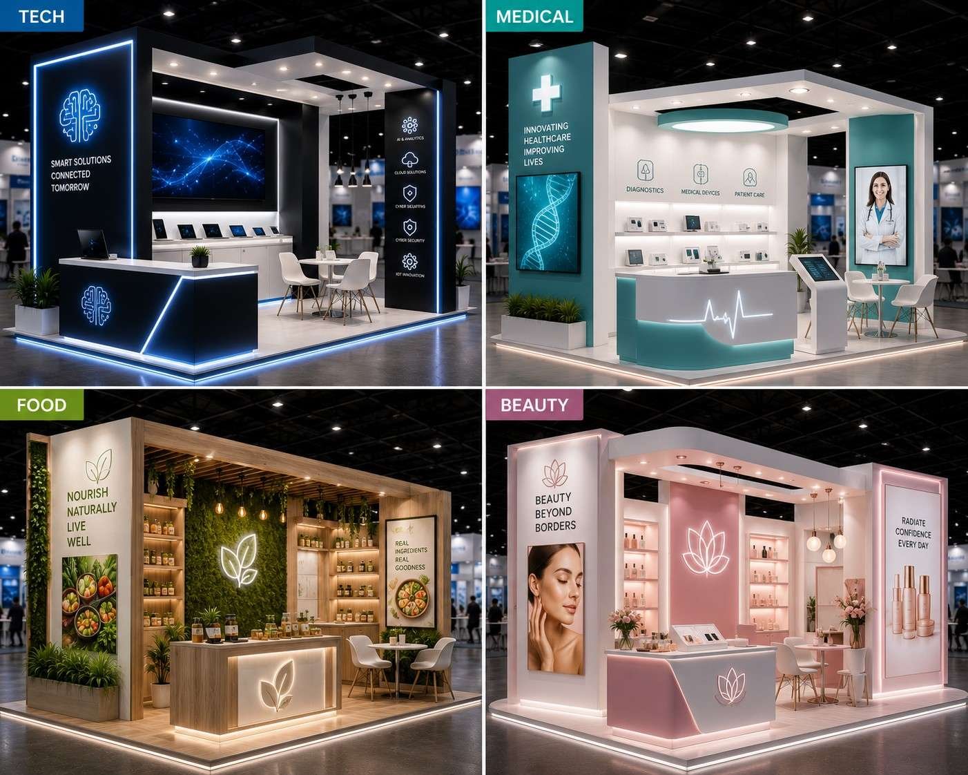 Small Booth Ideas by Industry