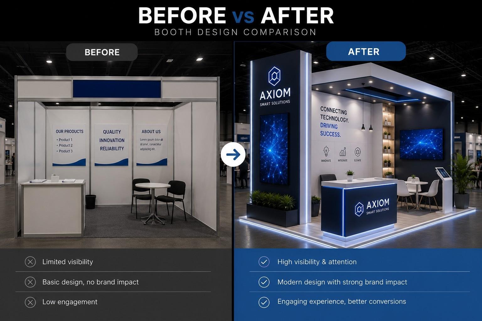 Common Small Booth Design Mistakes That Reduce Exhibition Success