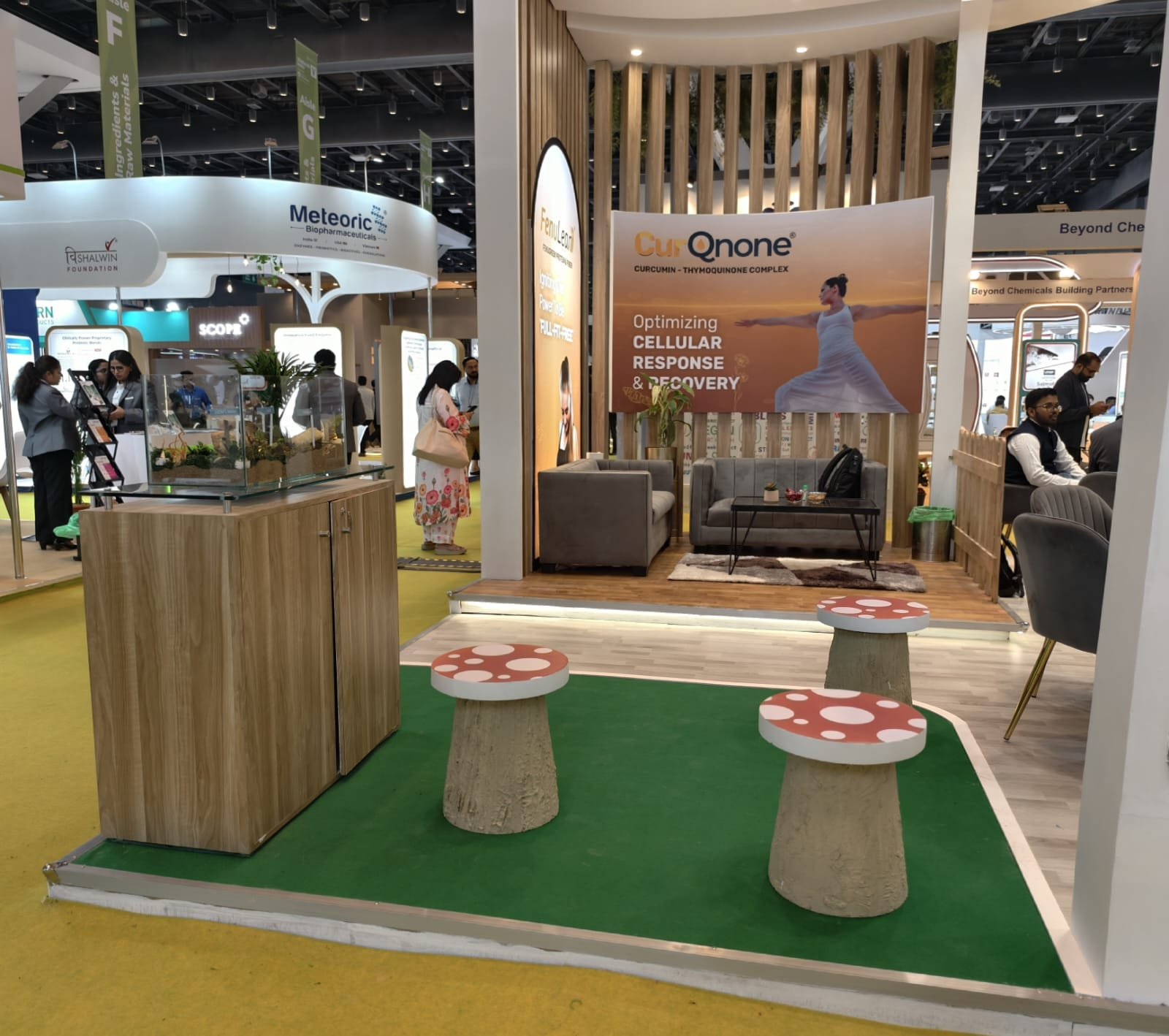 Trade show booth design for Vitafoods Asia 2026