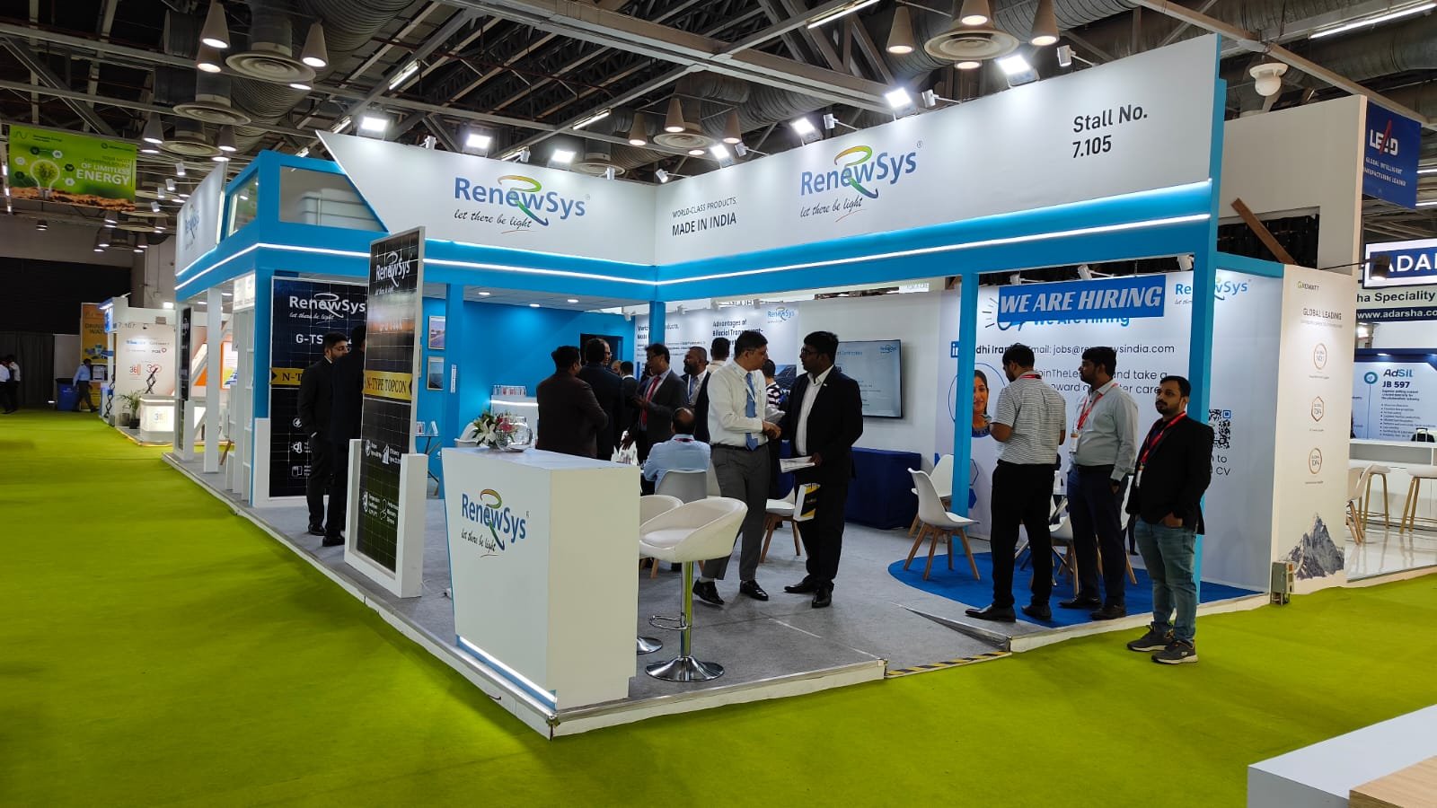 Booth design and fabrication for Windergy India 2026