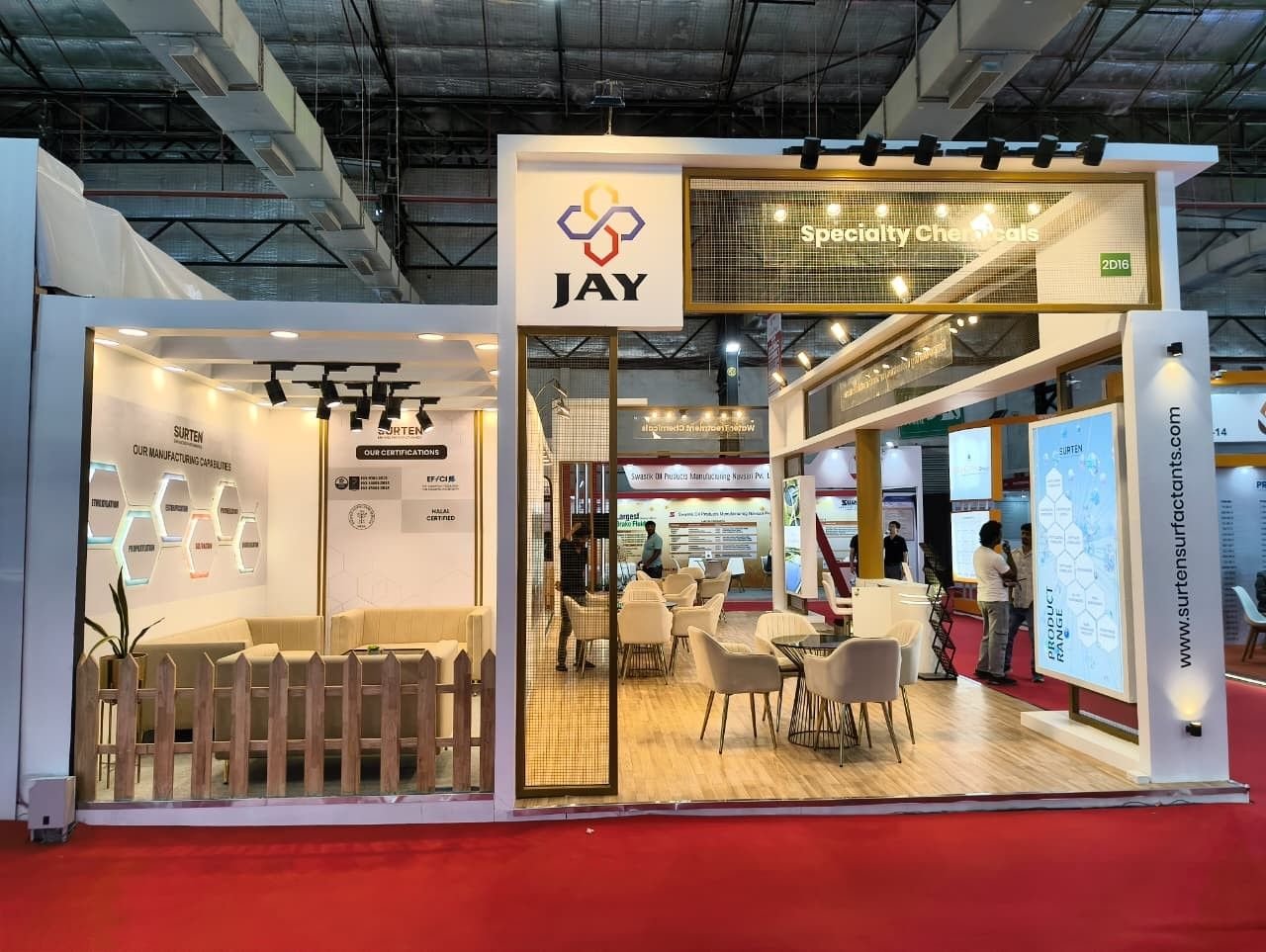 Booth design for IFSEC India 2026