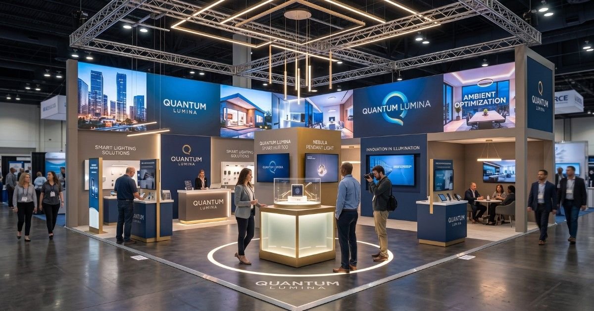 Booth lighting and color design