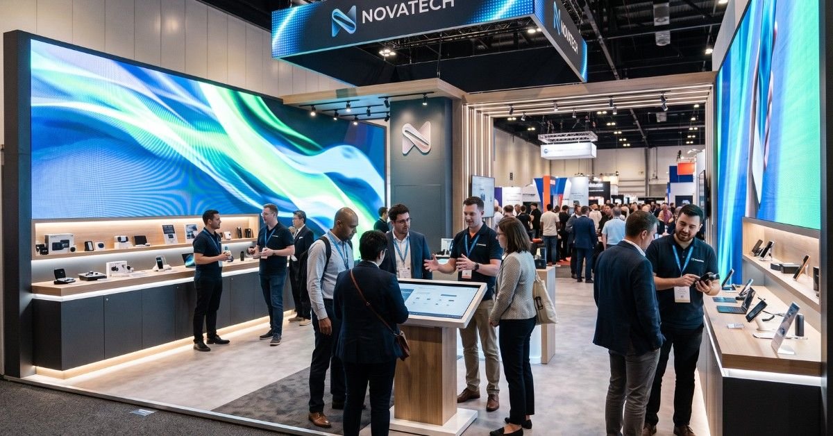 High-impact exhibition booth