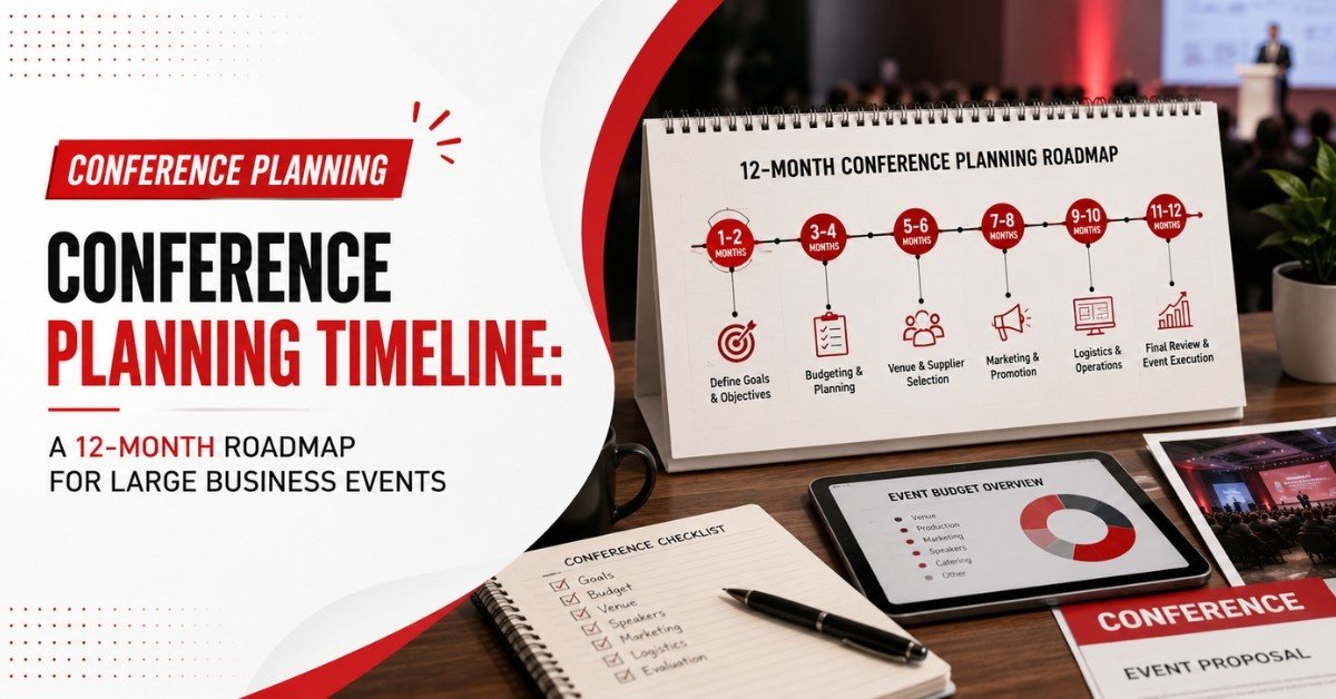 Conference Planning Timeline: A 12-Month Roadmap for Large Business Events