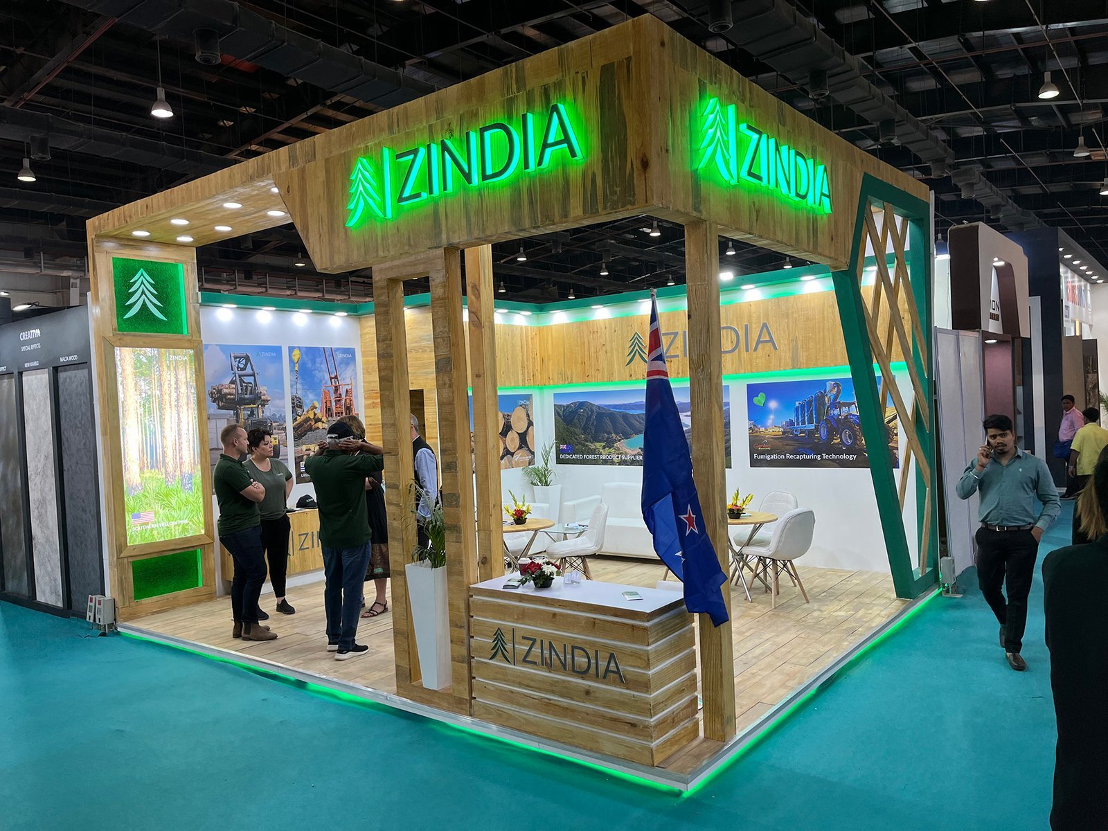 Custom exhibition booth for OSH India 2026