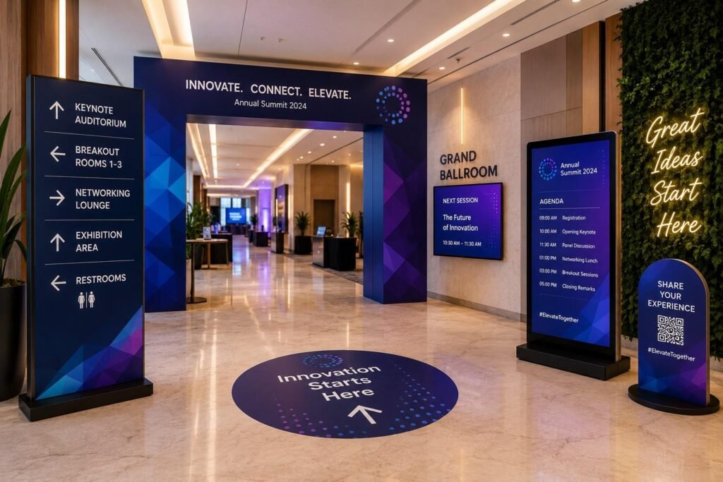 Types of Corporate Event Signage
