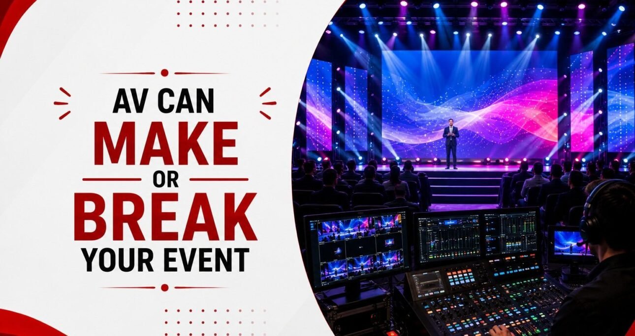 Corporate Event AV Production: Sound, Lighting & Visuals
