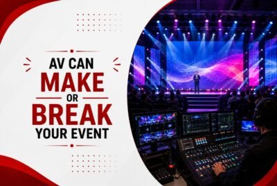 Corporate Event AV Production: Sound, Lighting & Visuals