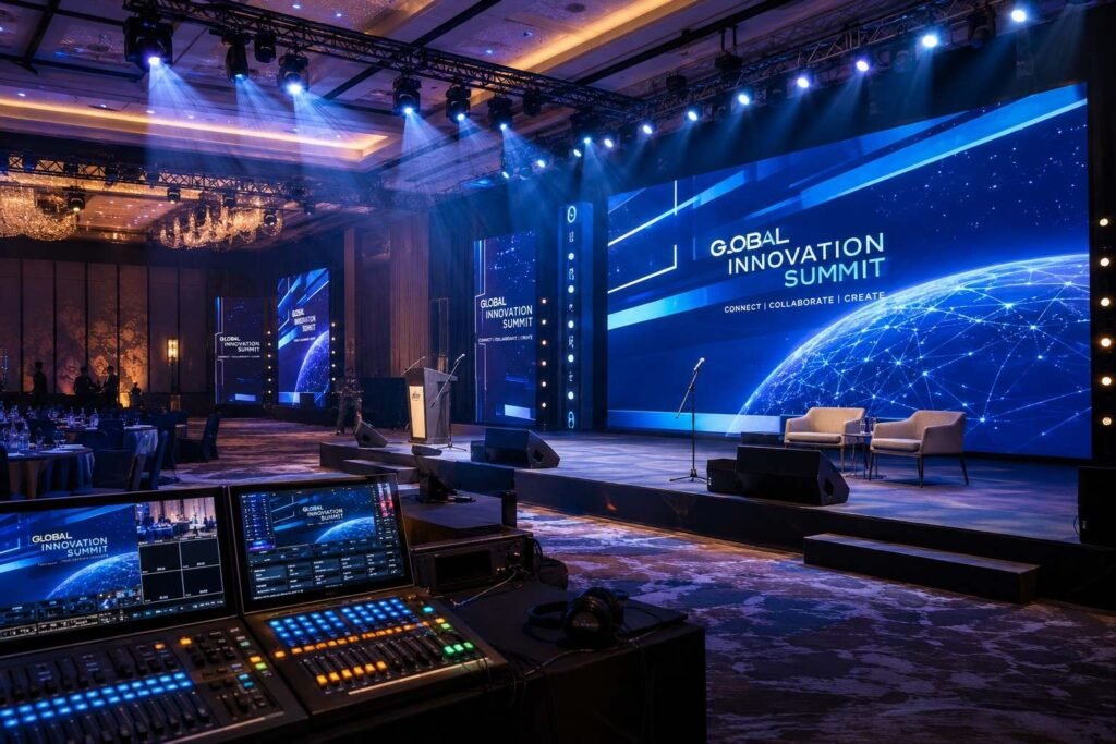 Corporate event AV production