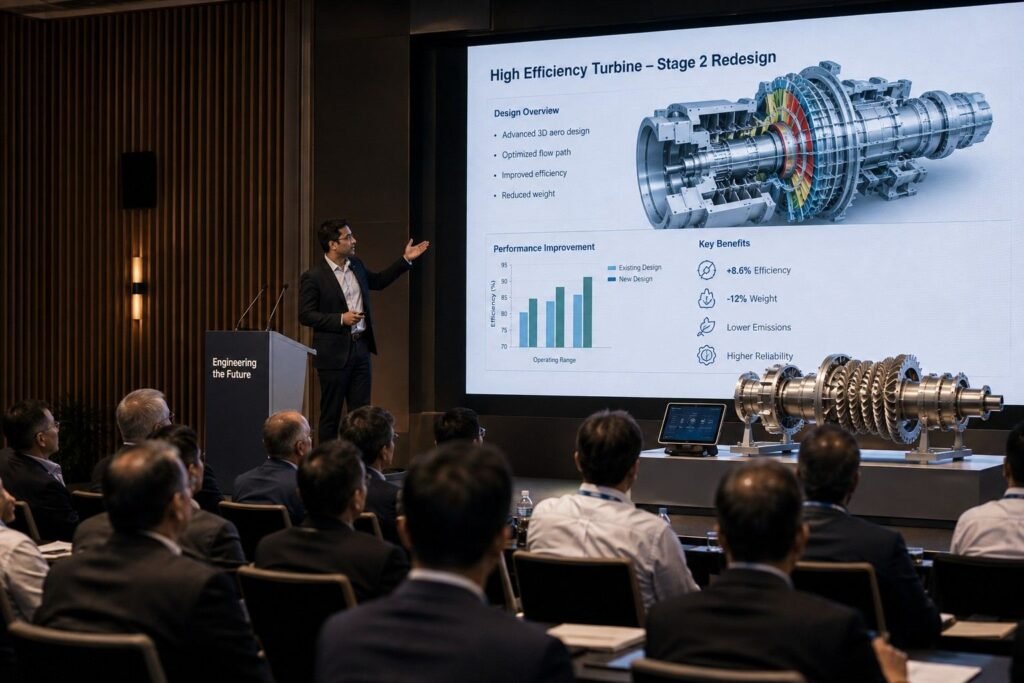Technical presentation at conference