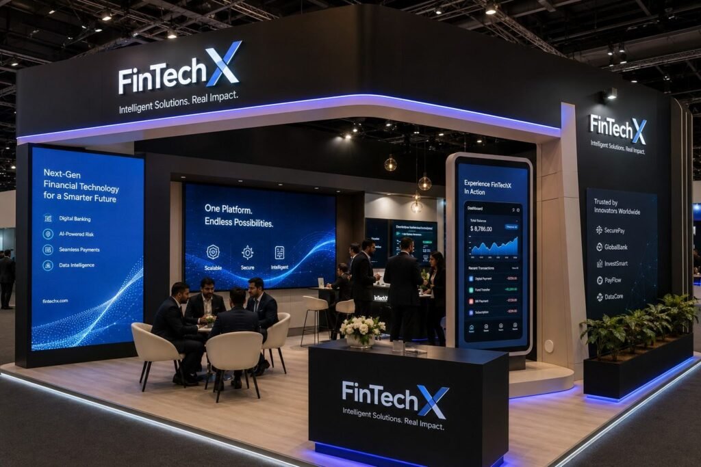 Fintech Exhibition Booth Design