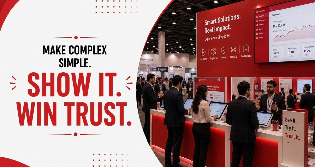 Fintech Exhibition Booth Design: How to Turn Complex Digital Products Into Simple Demos