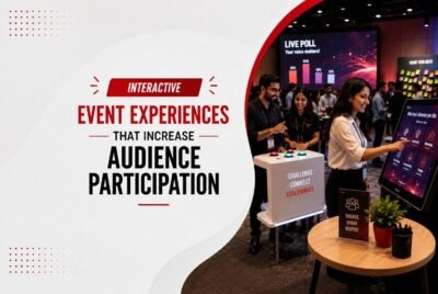 Interactive Event Experiences That Increase Audience Participation