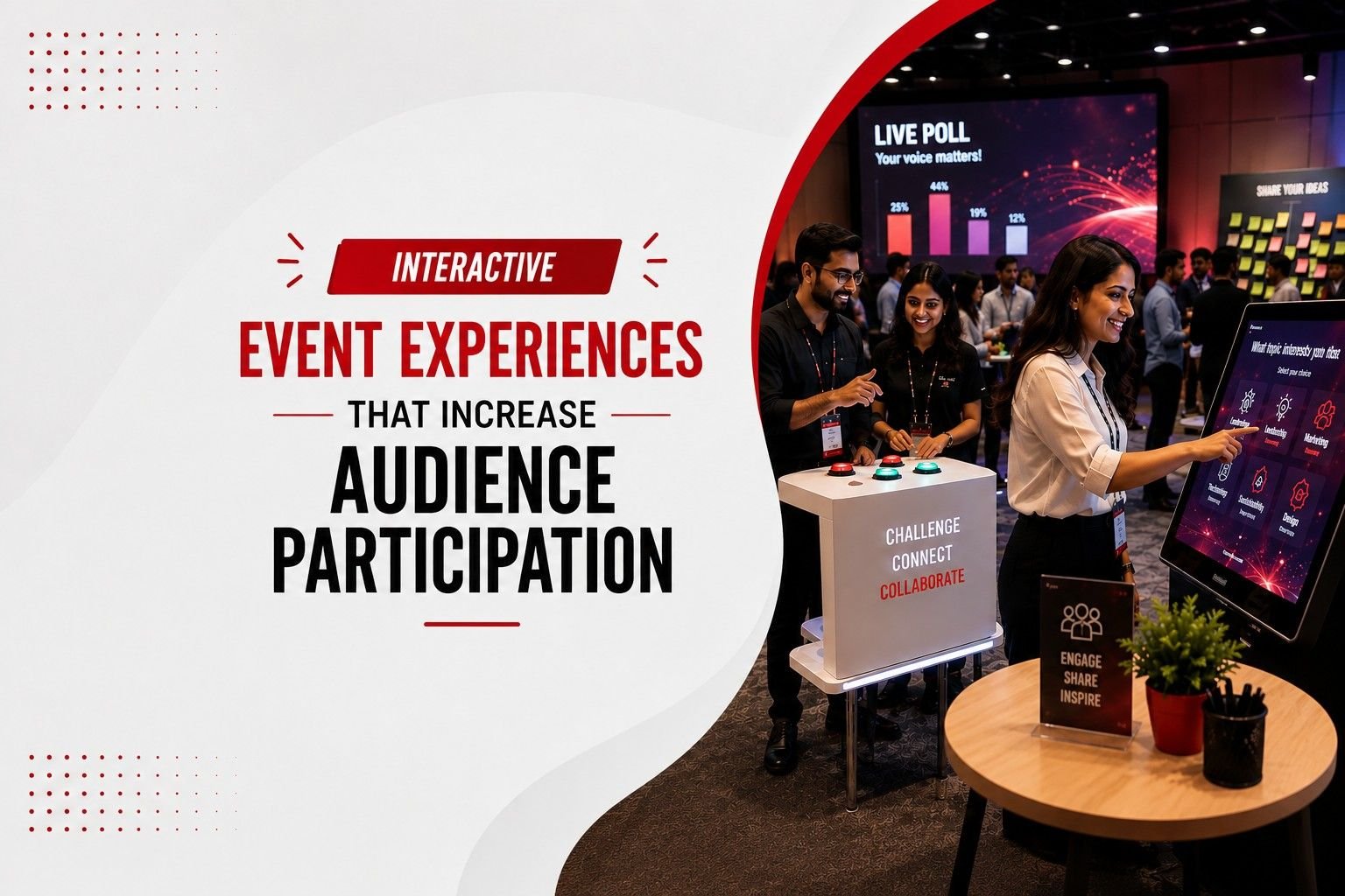 Interactive Event Experiences That Increase Audience Participation