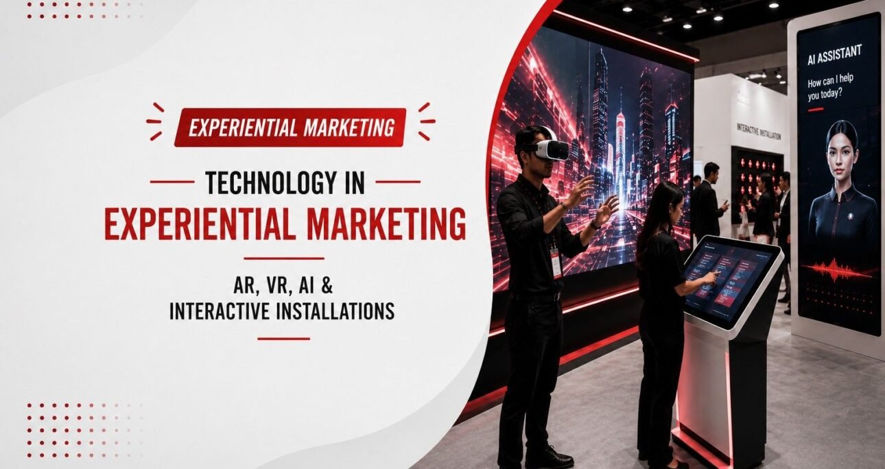 Technology in Experiential Marketing: AR, VR, AI, and Interactive Installations